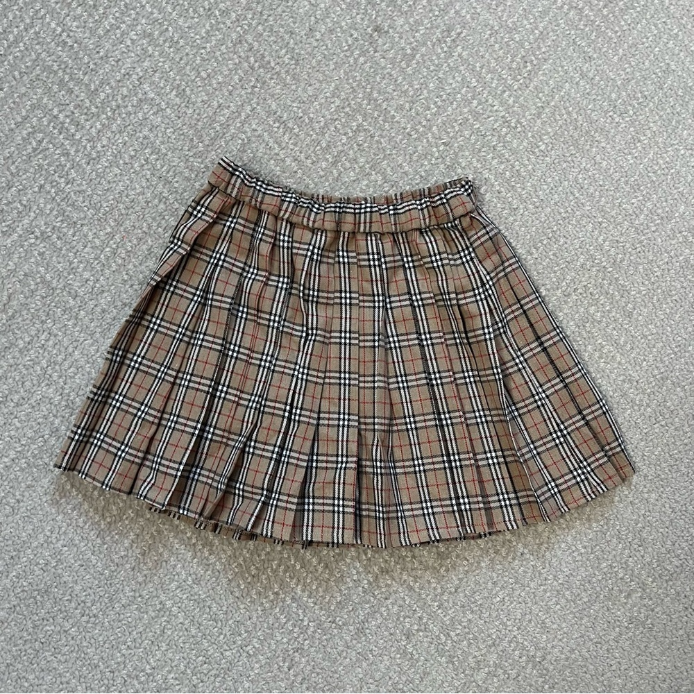 NWT everafter Plaid Skirt 8